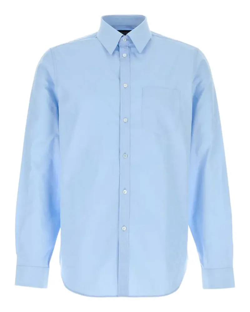 Gucci Popeline-Hemd mit GG - Blau Blau