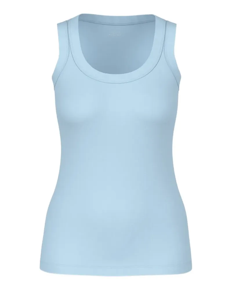Marc Cain ribbed-knit tank top - Blau Blau