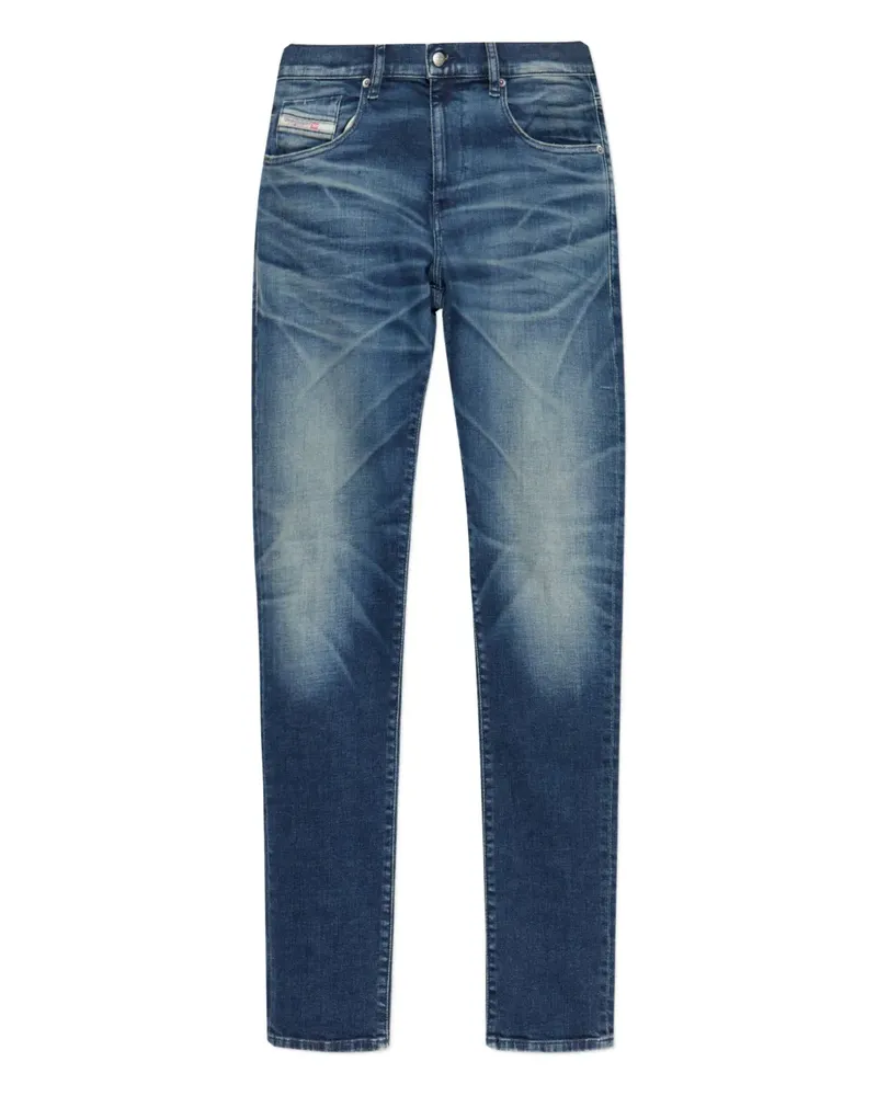 Diesel Ausgeblichene D-Strukt Jeans - Blau Blau