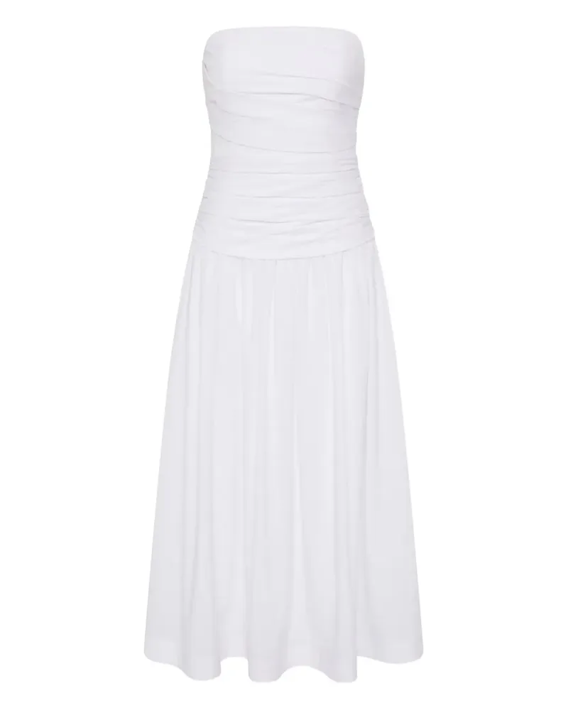 Rachel Gilbert Schulterfreies Gale Kleid - Weiß Weiß