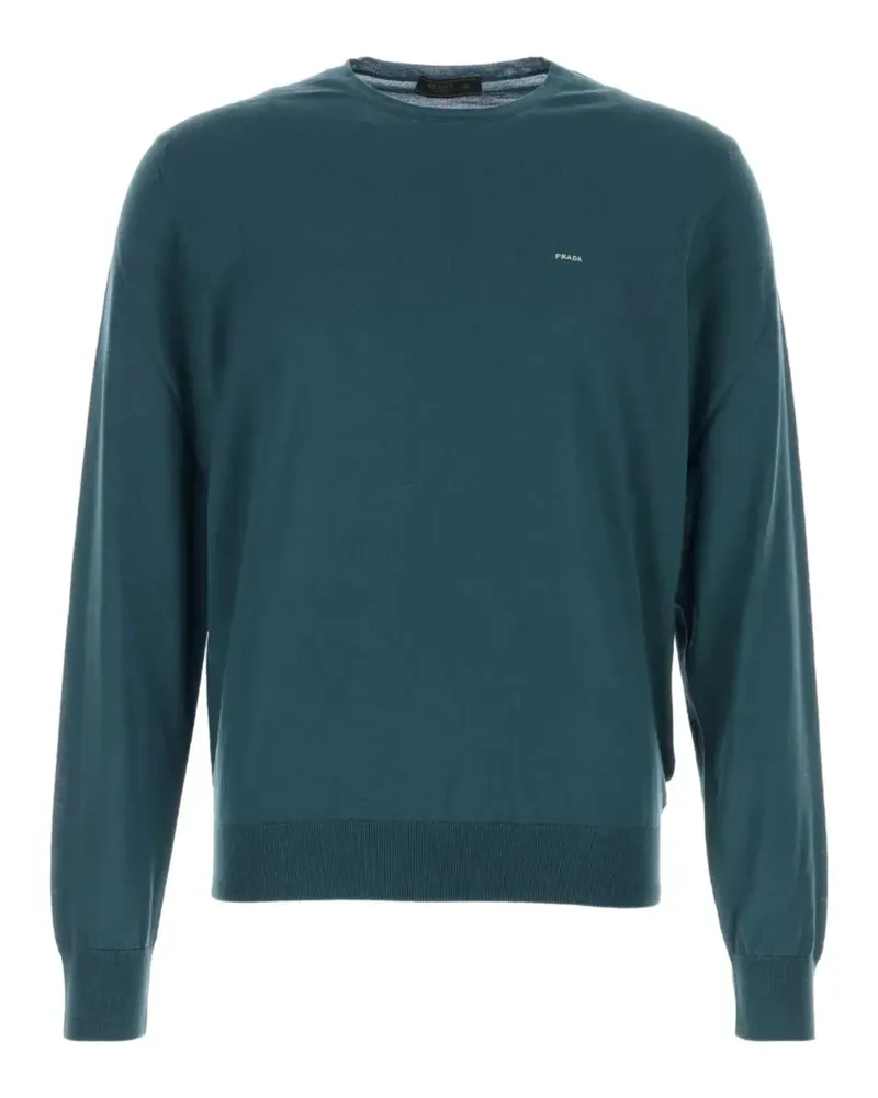 Prada Pullover aus superfeiner Wolle - Blau Blau