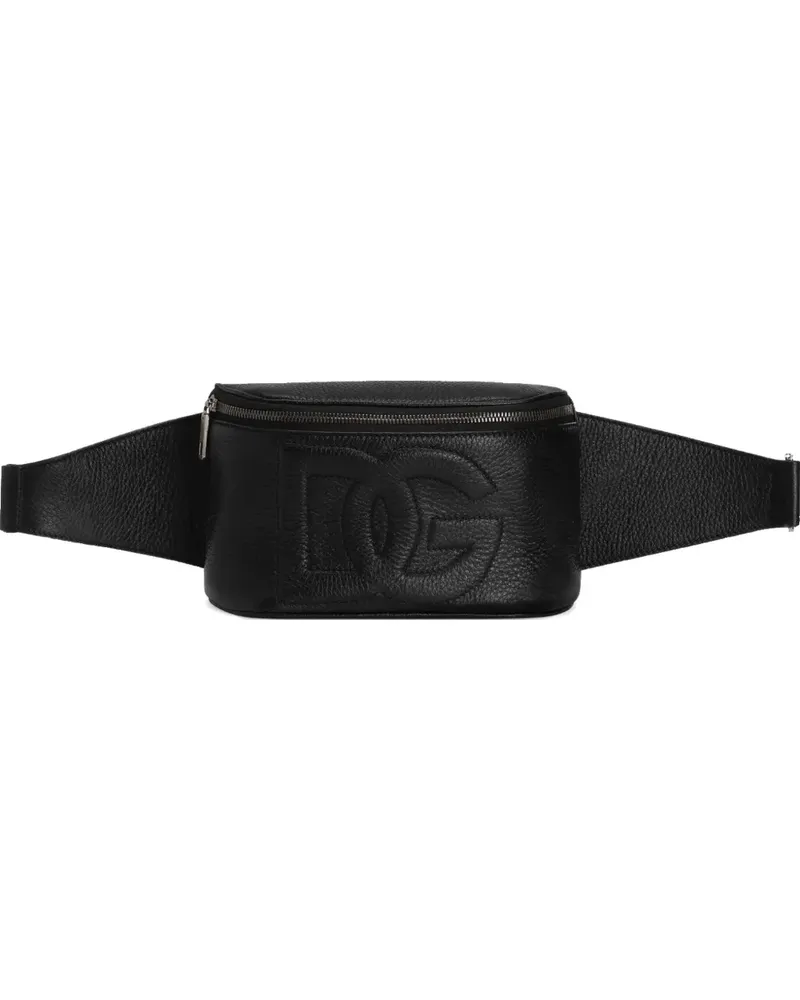 Dolce & Gabbana Gürteltasche aus Leder - Schwarz Schwarz