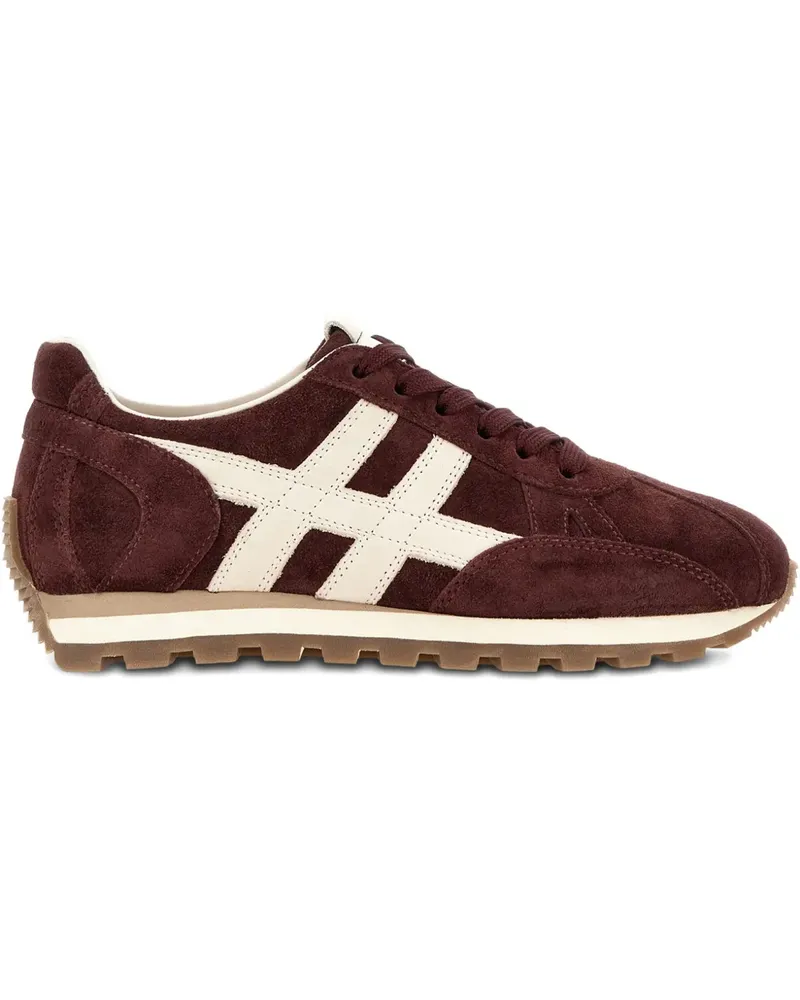 Hogan Sneakers mit Wildledereinsätzen - Rot Rot