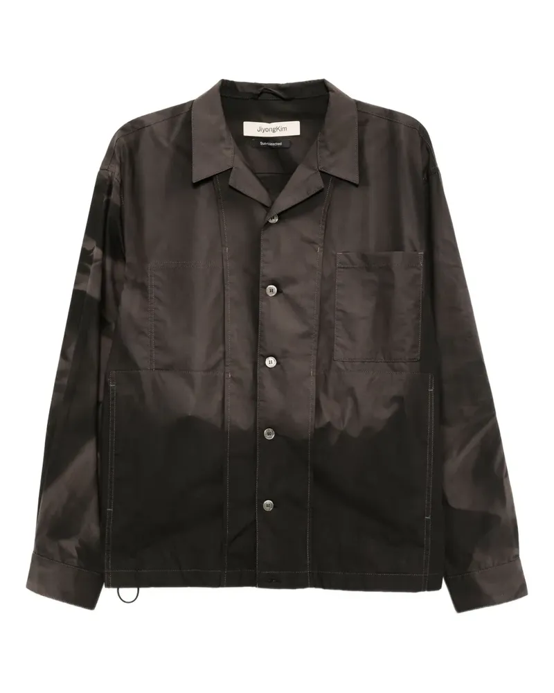 JiyongKim Un-bleached Hemd - Schwarz Schwarz