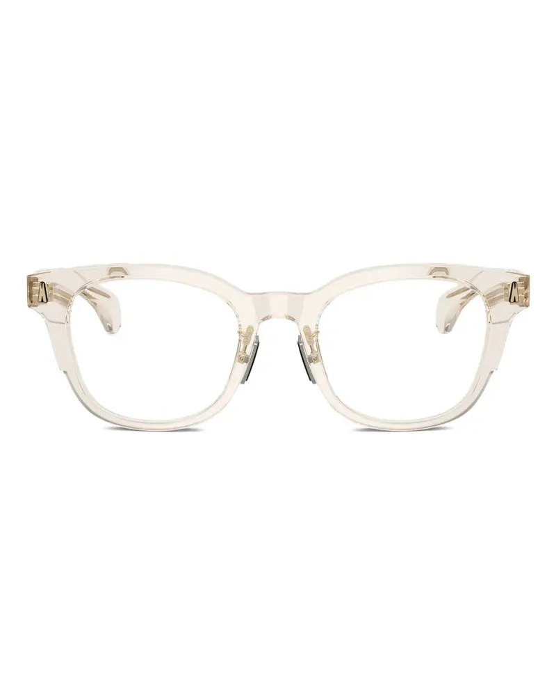 Moncler Transparentes Acetat-Gestell - Weiß Weiß