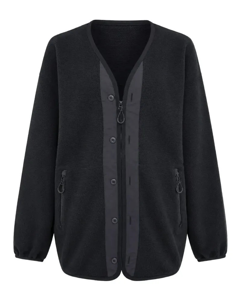 Comme des Garçons Cardigan mit Reißverschluss - Schwarz Schwarz