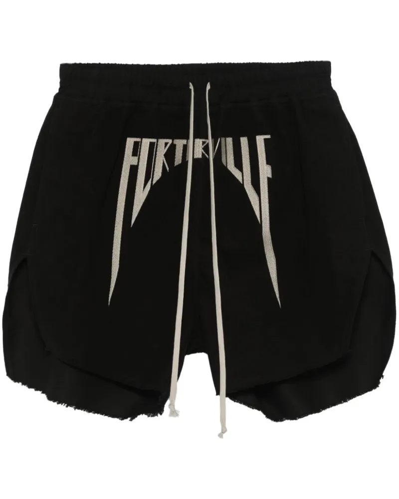 Rick Owens Shorts mit Stickerei - Schwarz Schwarz