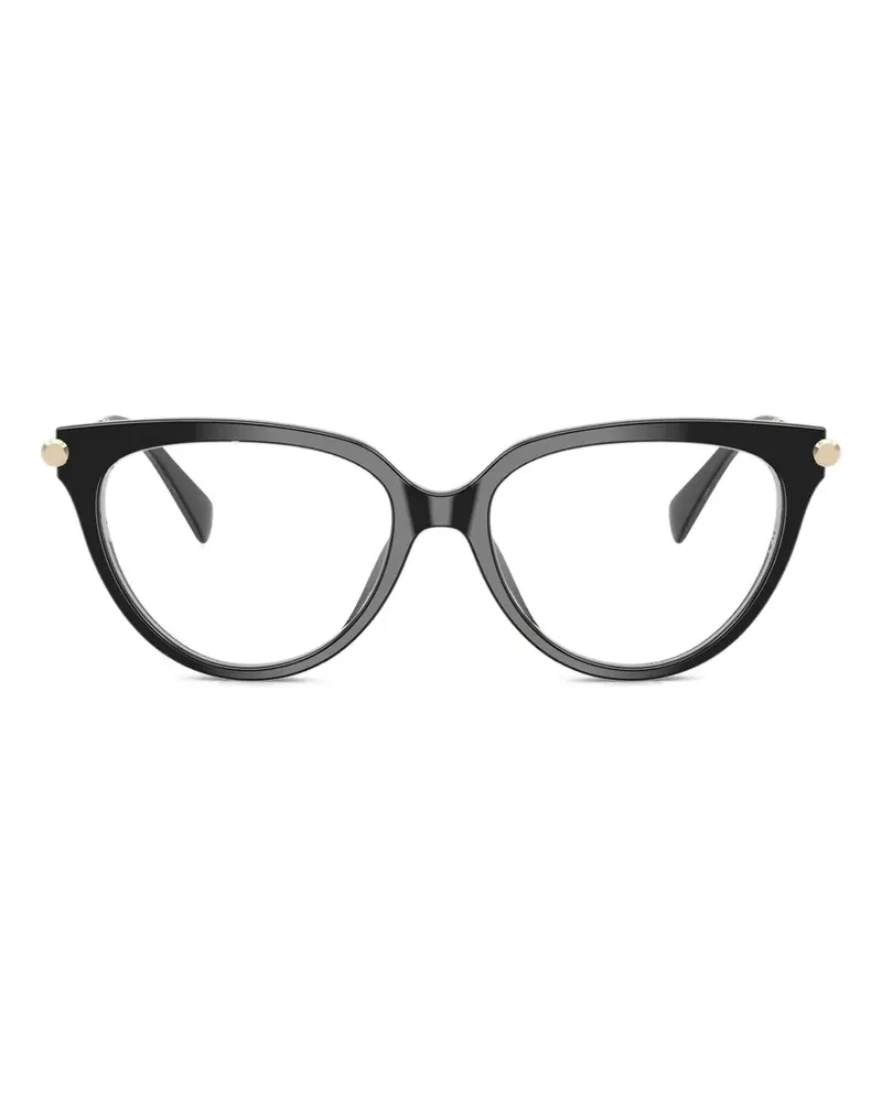 Michael Kors Klassische Cat-Eye-Brille - Schwarz Schwarz