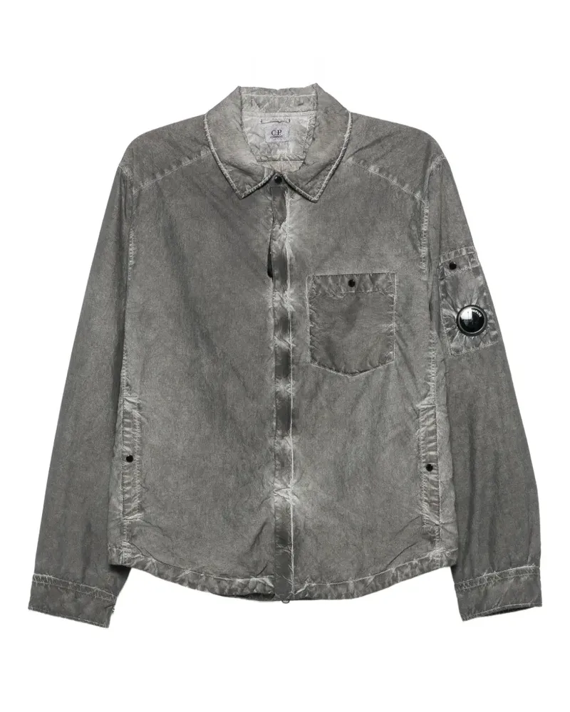 C.P. Company Hemdjacke mit Linsen-Detail - Grau Grau