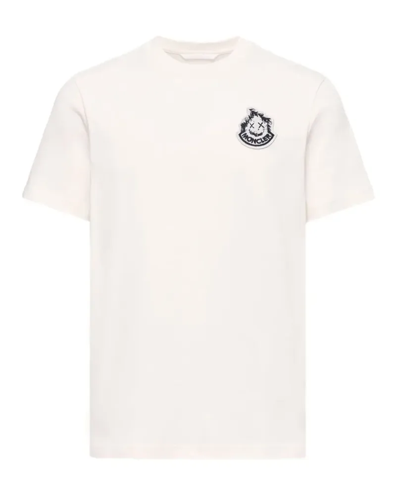 Moncler T-Shirt mit Logo - Nude Nude