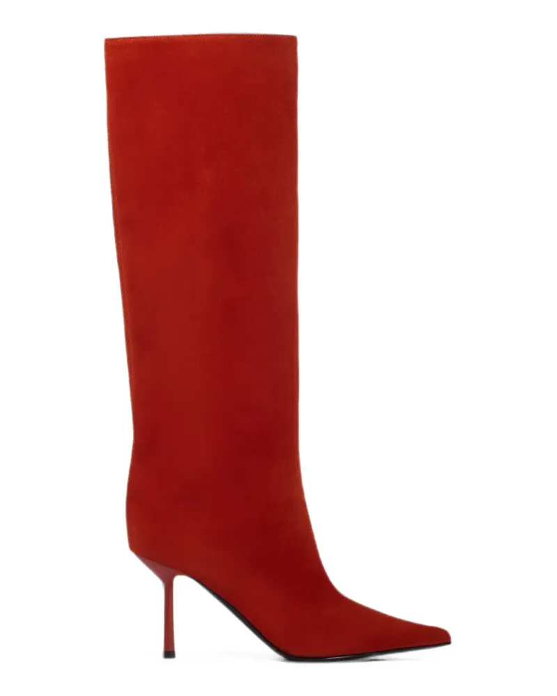 Le Silla Bella Stiefel aus Wildleder - Rot Rot