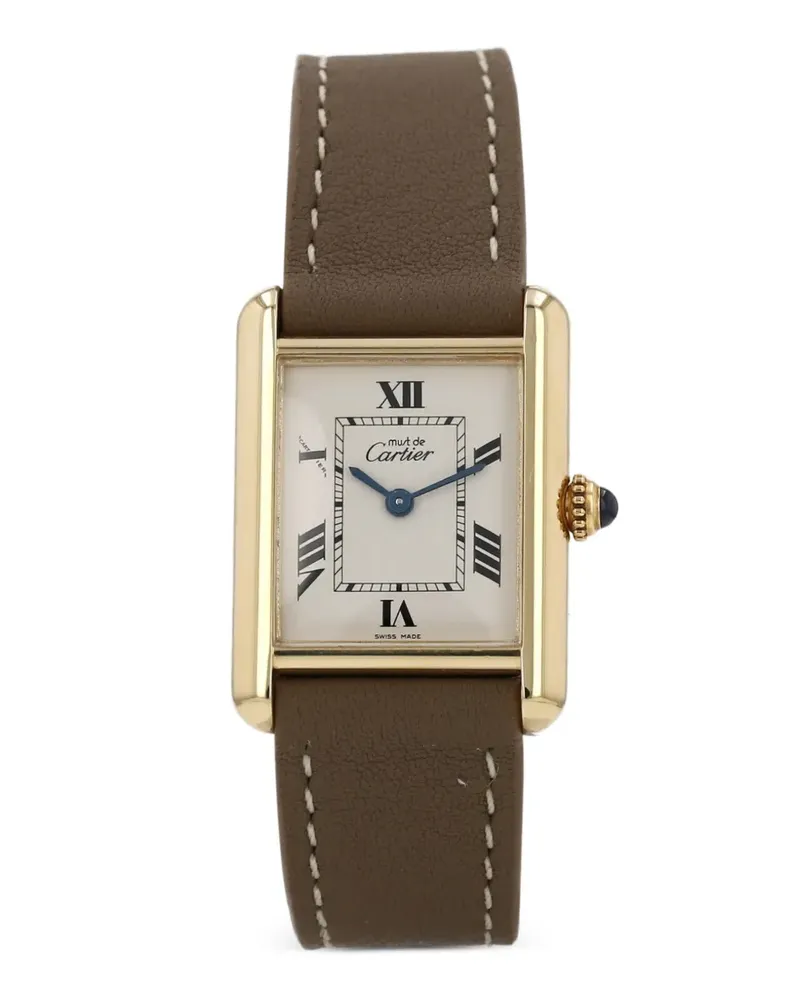 Cartier 1990s Tank Must 30mm watch - Nude Nude