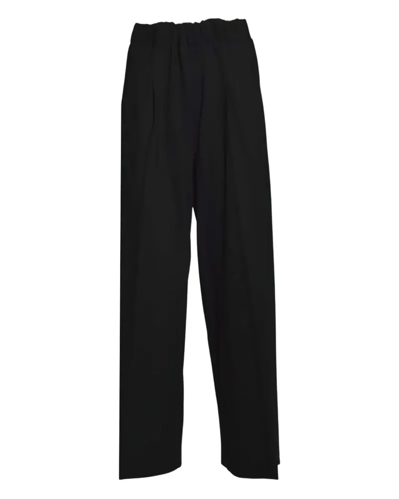 SOLOTRE elastic-waist trousers - Schwarz Schwarz