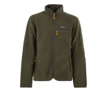Retro Pile fleece jacket - Grün