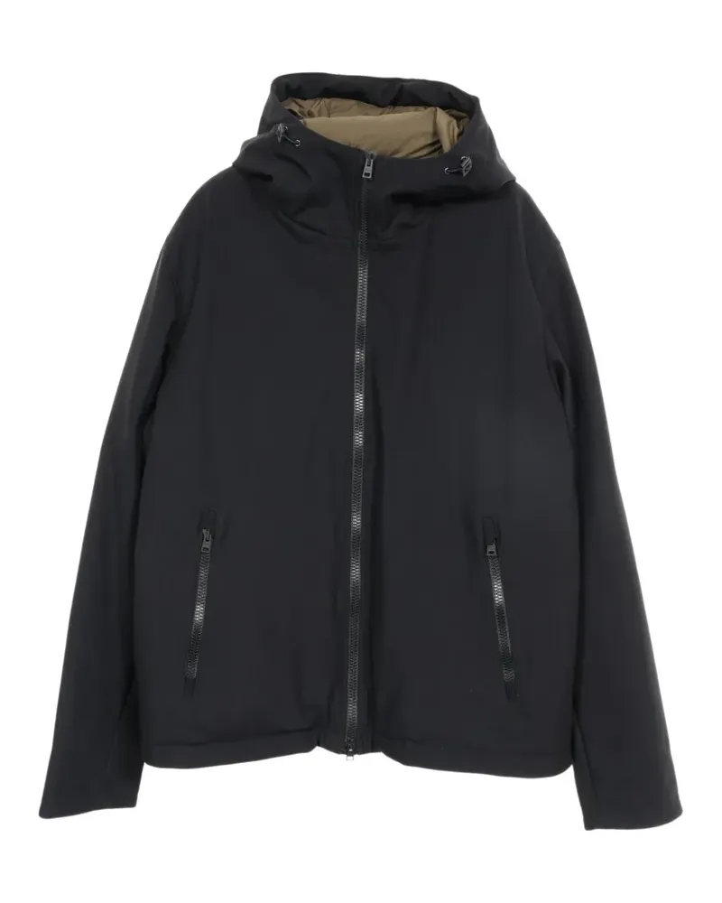Herno 2020s Daunenjacke mit Kapuze - Schwarz Schwarz