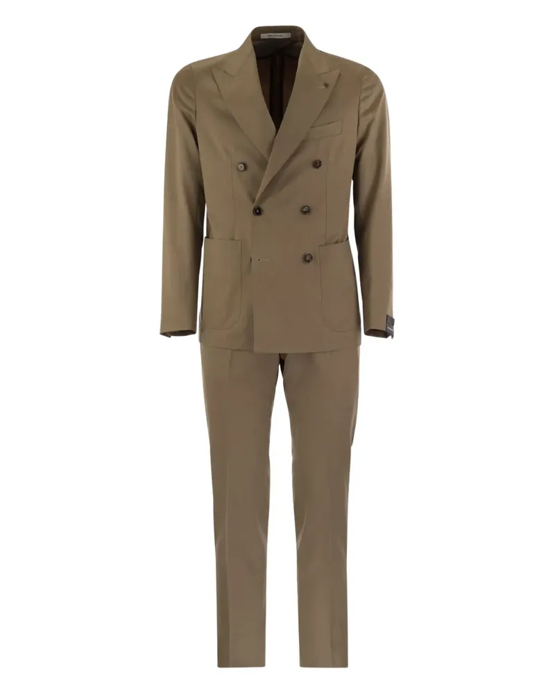 Tagliatore Doppelreihiger Anzug - Braun Braun