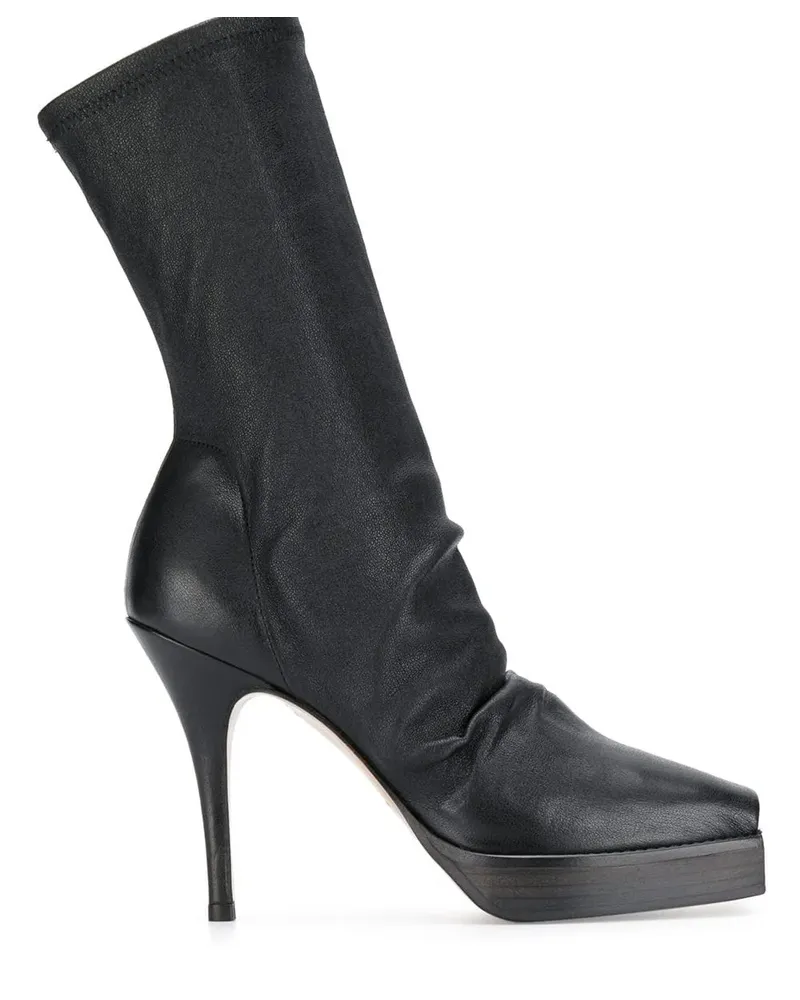 Rick Owens Stiefel mit hohem Absatz - Schwarz Schwarz