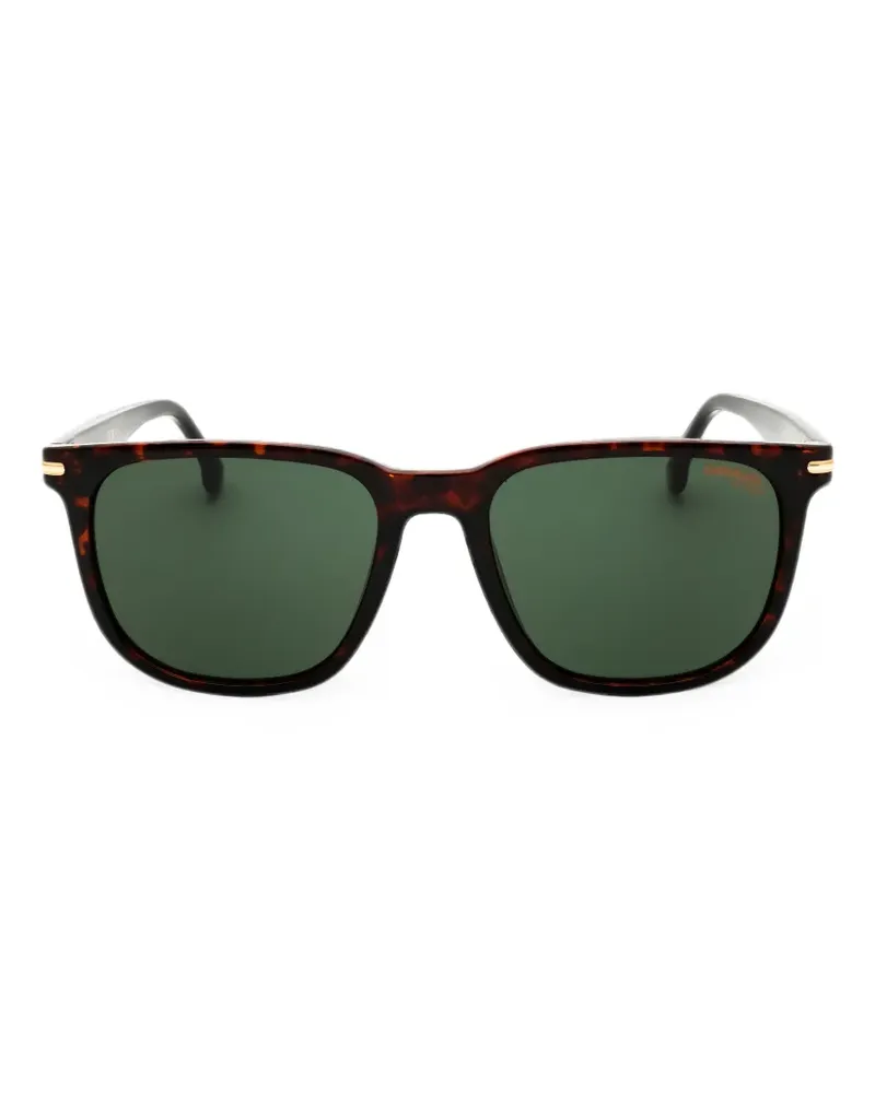 Carrera Sonnenbrille mit eckigem Gestell - Braun Braun