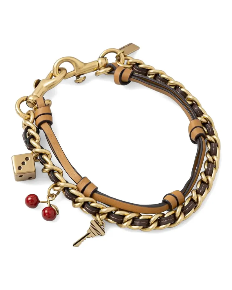 Coach Swag chain bag charm - Gold Gold
