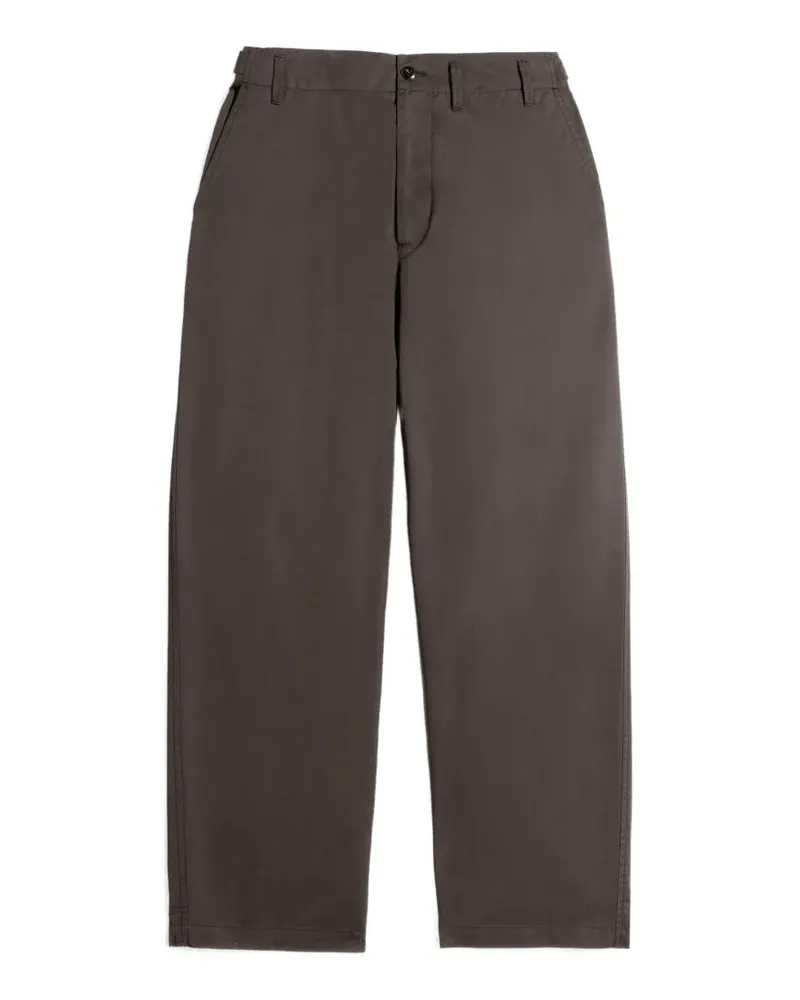 Christophe Lemaire Ausgestellte Hose mit Taschen - Braun Braun