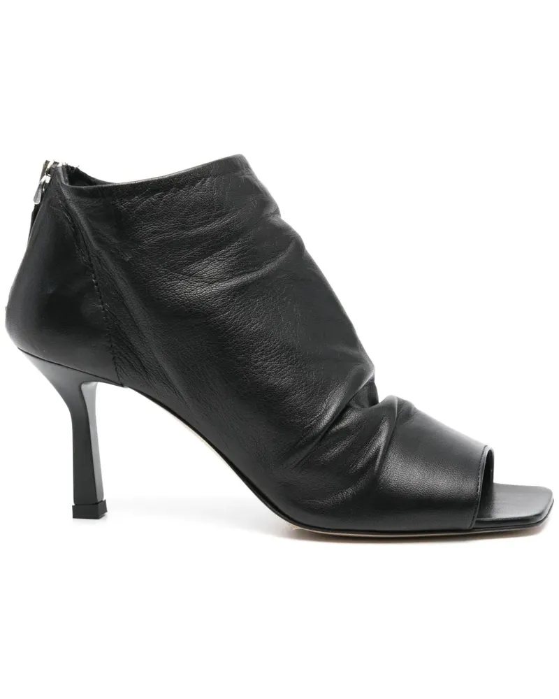 The Seller Klassische Cowboystiefel 70mm - Schwarz Schwarz