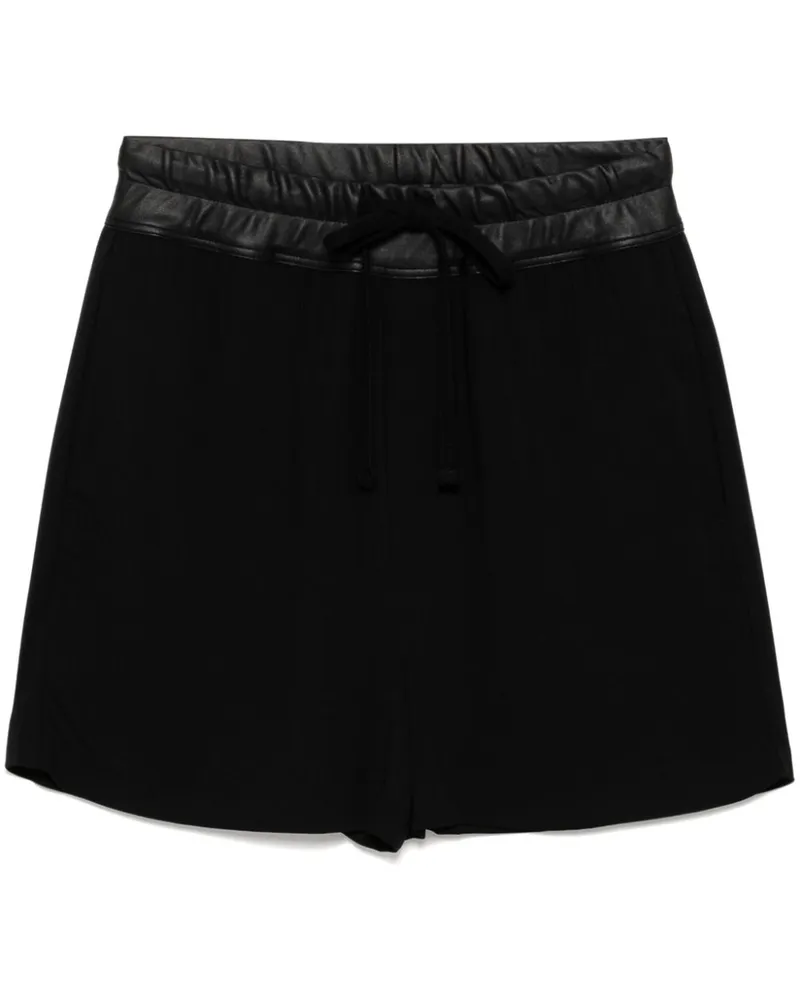 THOM KROM Leichte Twill-Shorts - Schwarz Schwarz