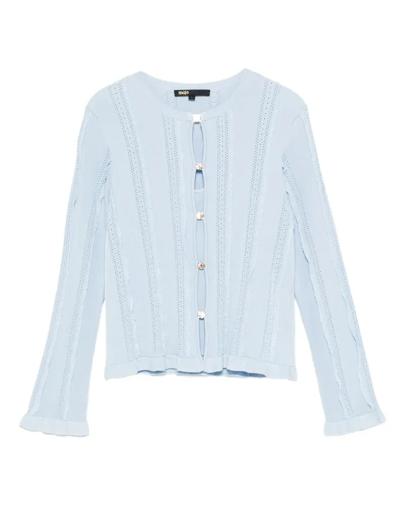 Maje Geknöpftes Cardigan-Set - Blau Blau