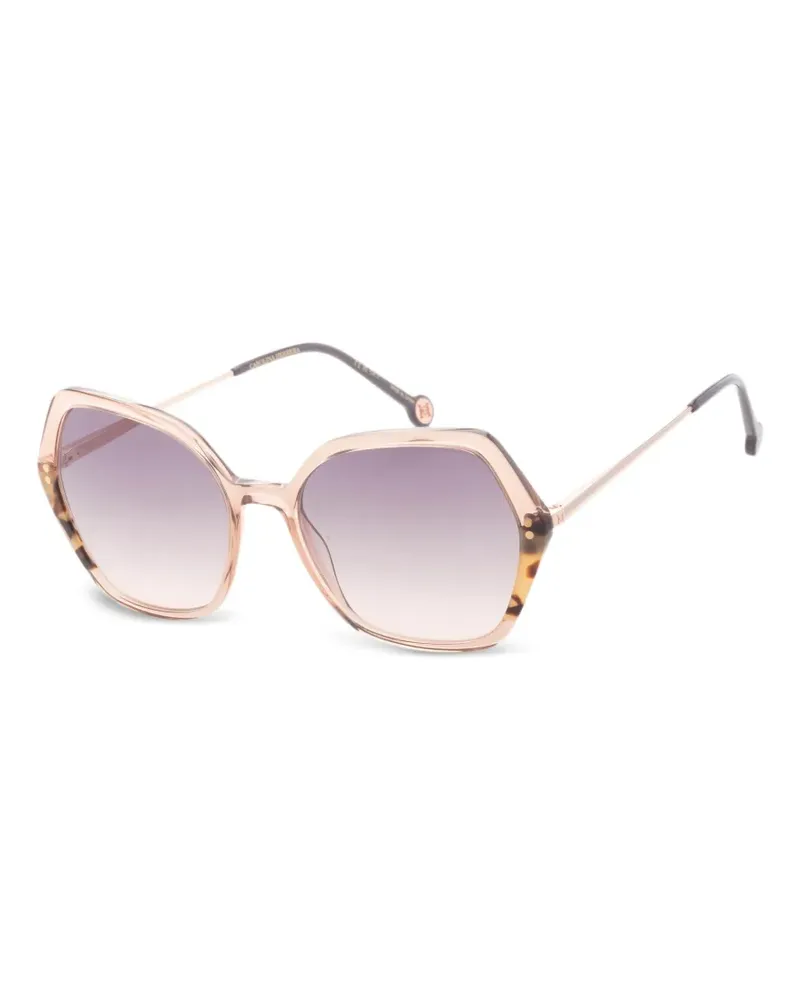 Carolina Herrera New York Sonnenbrille mit geometrischem Gestell - Rosa Rosa