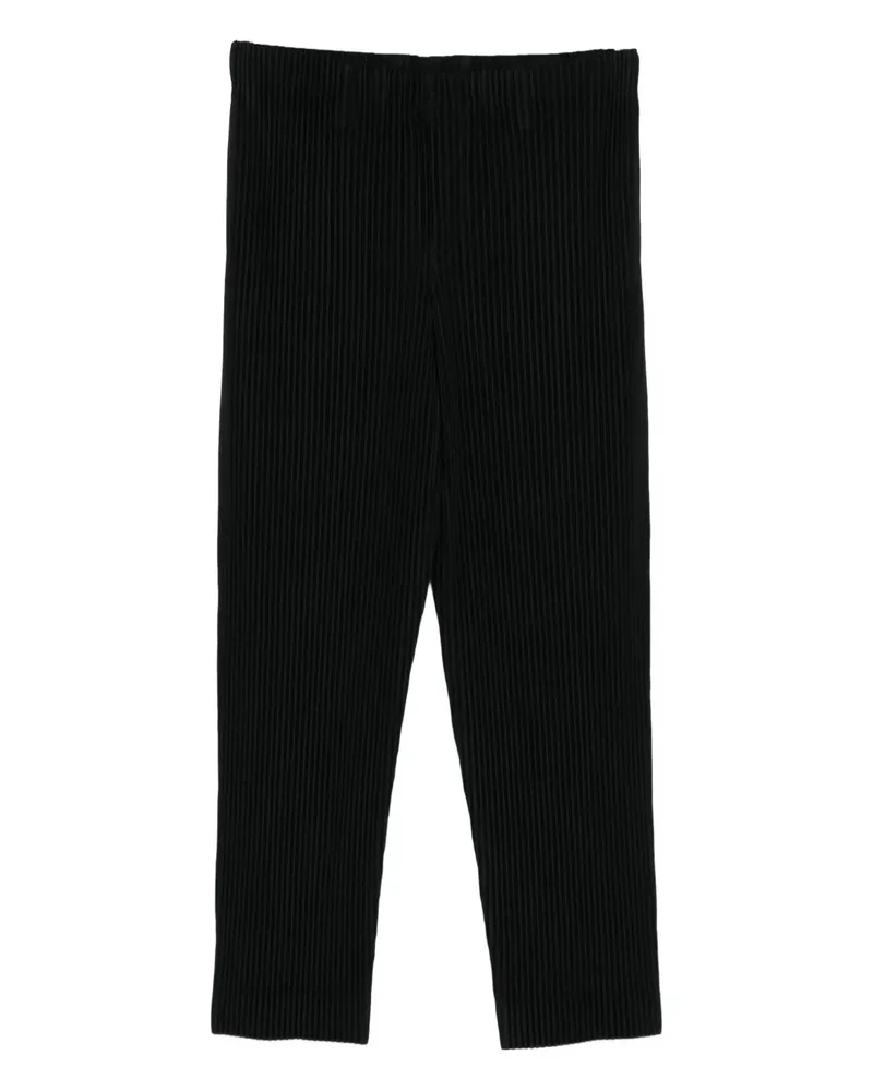 Issey Miyake Plissierte Hose - Schwarz Schwarz