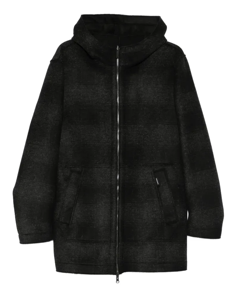 Colmar hooded zip coat - Schwarz Schwarz
