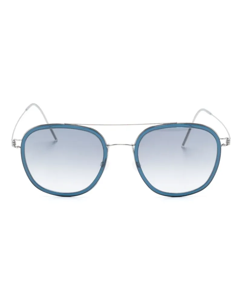 Lindberg 8205 Pilotenbrille - Silber Silber