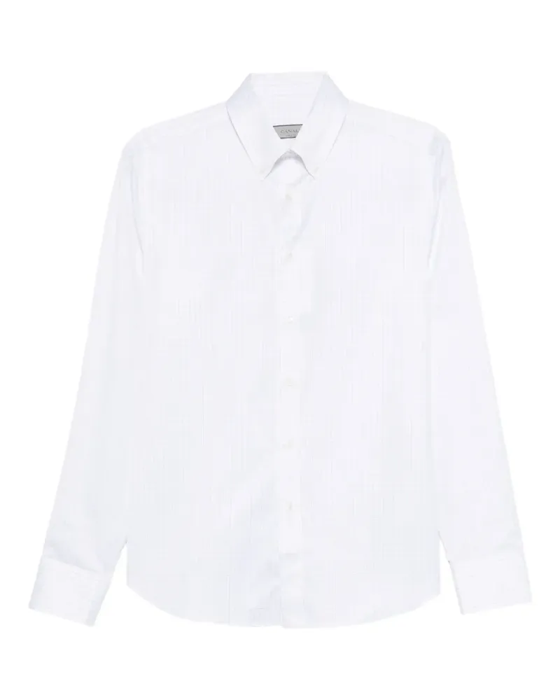 Canali long-sleeve shirt - Weiß Weiß