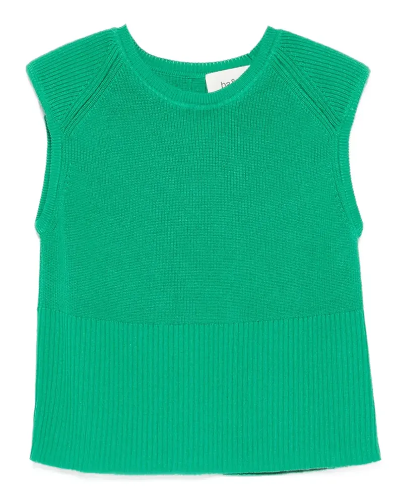 ba&sh Esma Tanktop aus geripptem Strick - Grün Grün