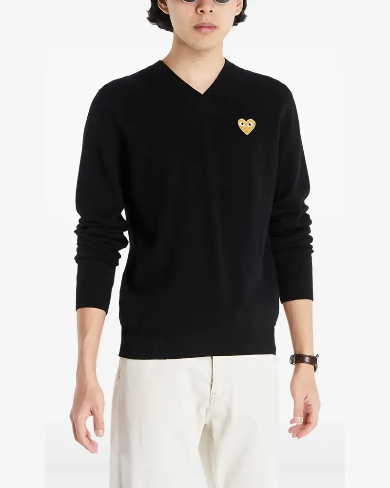 Comme des Garçons Klassischer Pullover - Schwarz Schwarz