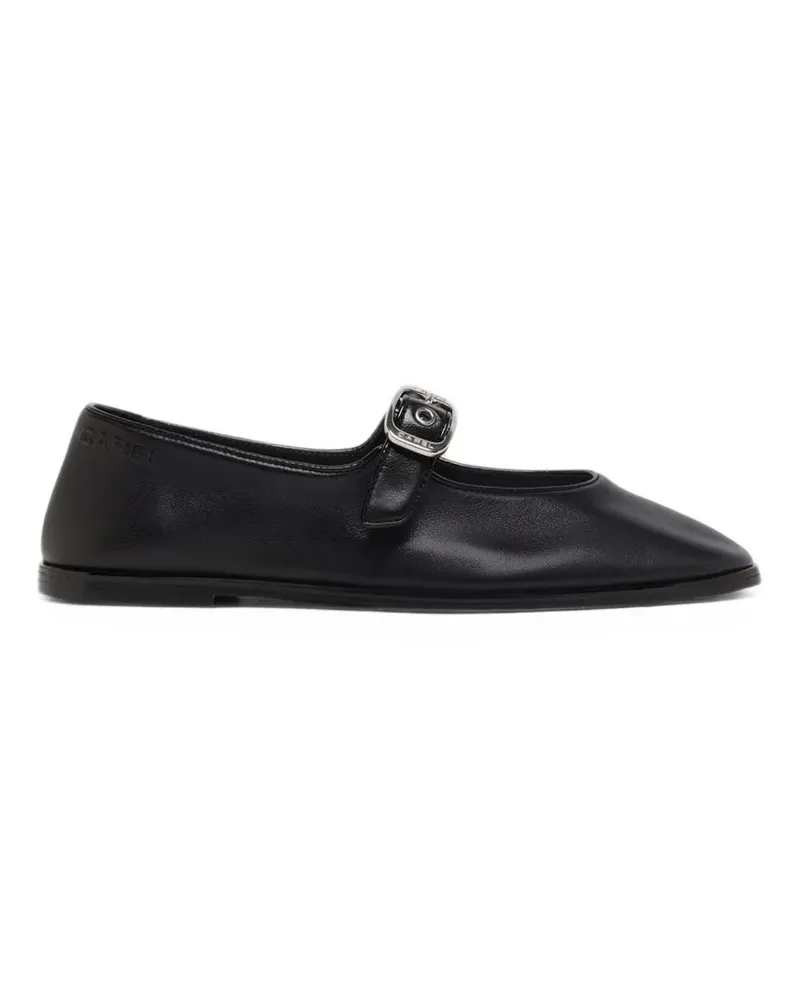 Carel Iris Ballerinas mit Schnalle - Schwarz Schwarz