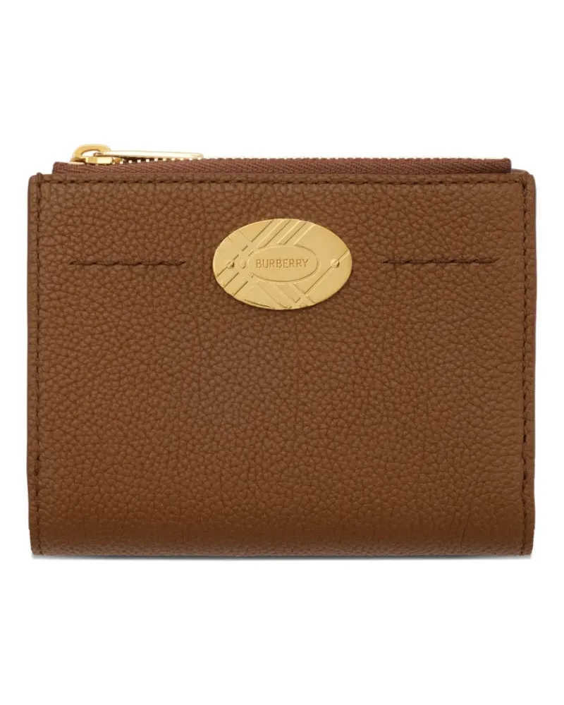 Burberry Kariertes Portemonnaie mit Gravur - Braun Braun