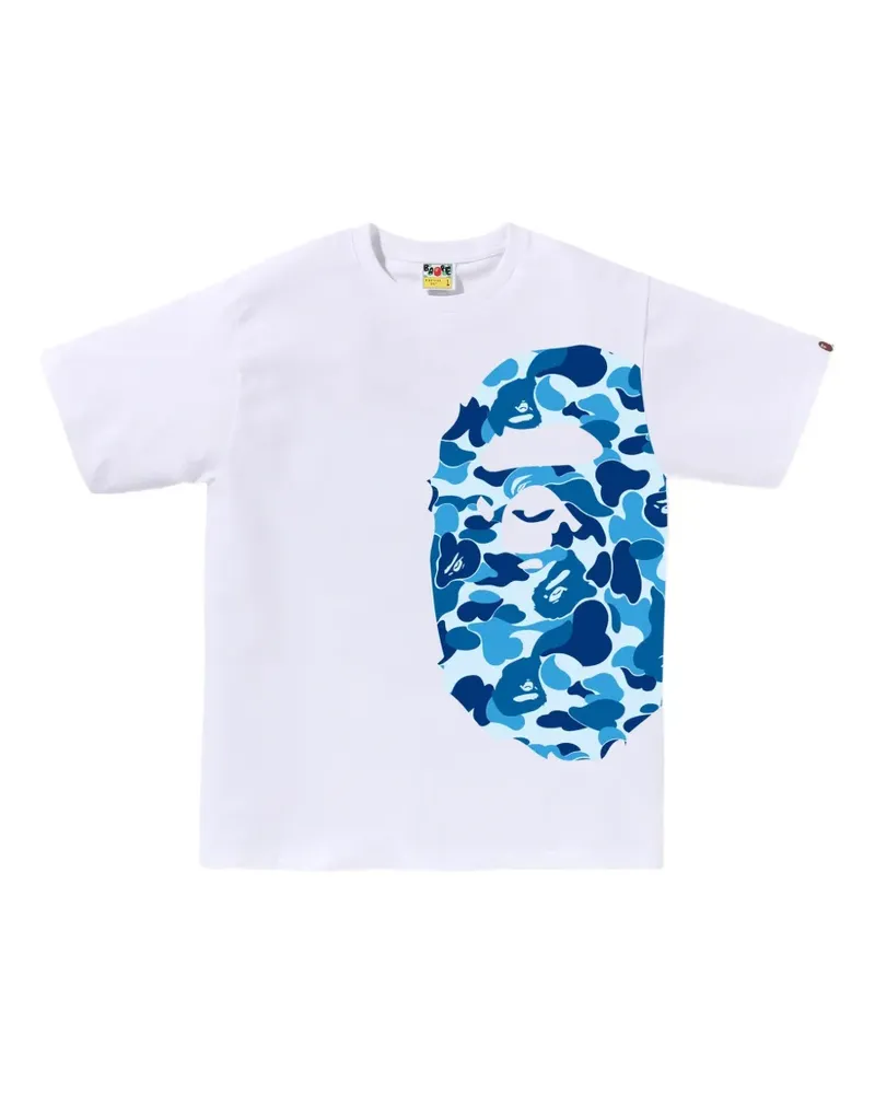 BAPE Big Ape Head camouflage-print T-shirt - Weiß Weiß