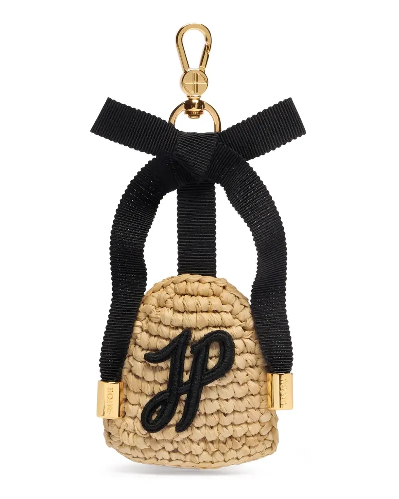 Patou Schlüsselanhänger aus Raffiabast - Nude Nude