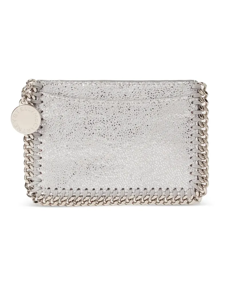 Stella McCartney Falabella Kartenetui mit Kettendetail - Silber Silber
