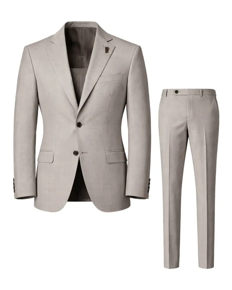 Pal Zileri notched-lapel single-breasted suit - Nude Nude