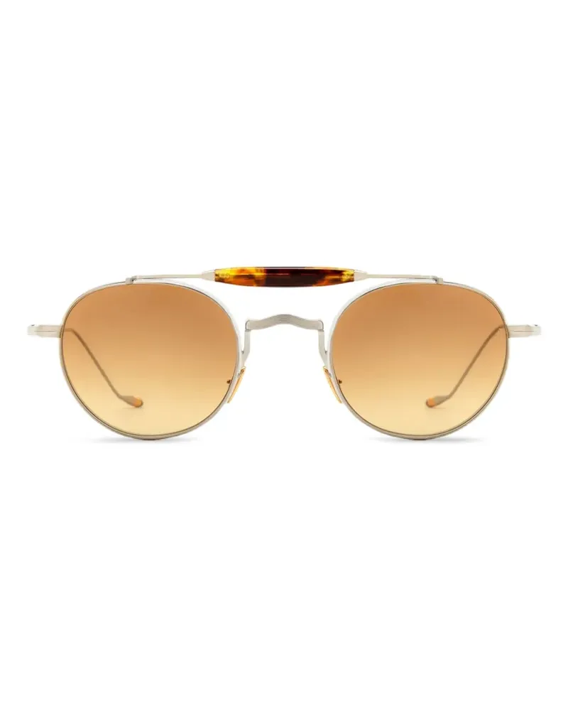 Jacques Marie Mage Dasan Sonnenbrille mit rundem Gestell - Silber Silber