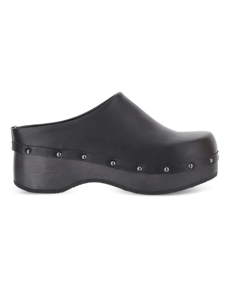 Scholl Pescura Naima Mules mit Nieten - Schwarz Schwarz