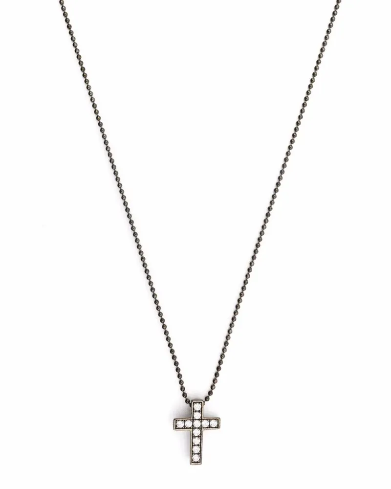 Dsquared2 Halskette mit Kreuzanhänger - Silber Silber