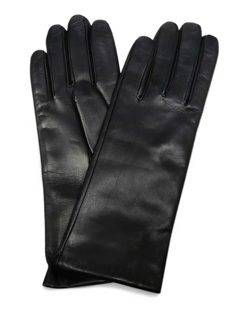 Max Mara leather gloves - Schwarz Schwarz