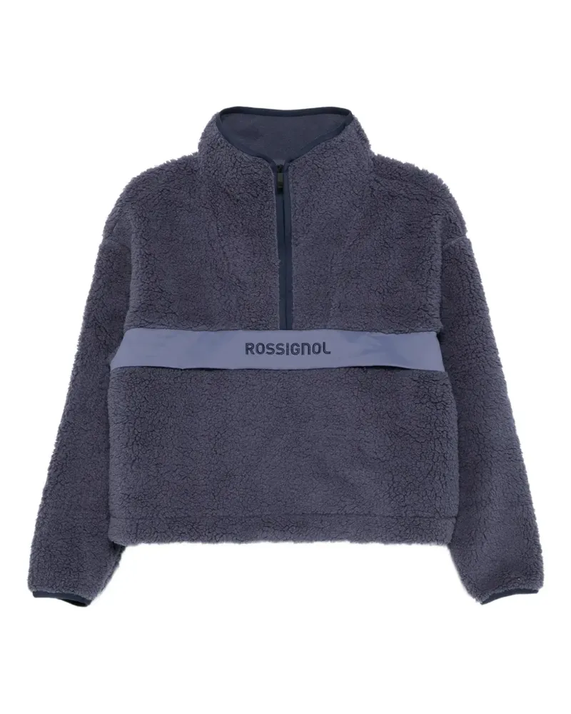 Rossignol Alltrack Fleecejacke mit kurzem Reißverschluss - Blau Blau