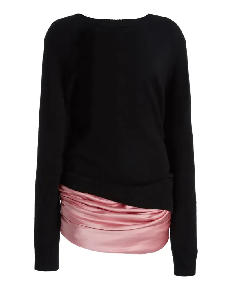 Christopher Esber Monument Kummerbund-Minikleid aus Seide - Schwarz Schwarz