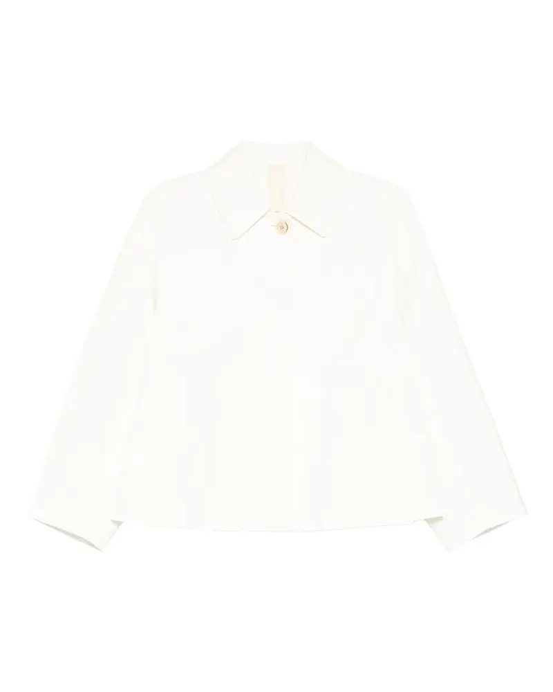 forme d'expression side-vent caban jacket - Weiß Weiß