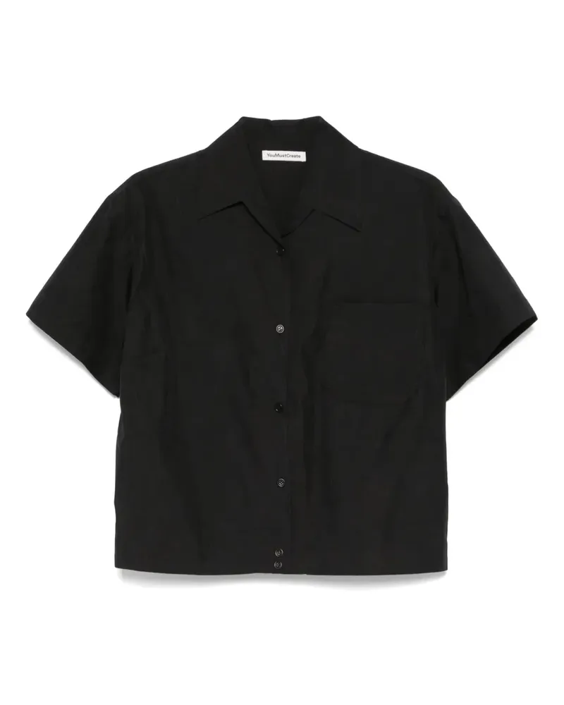 YMC Wanda Hemd - Schwarz Schwarz