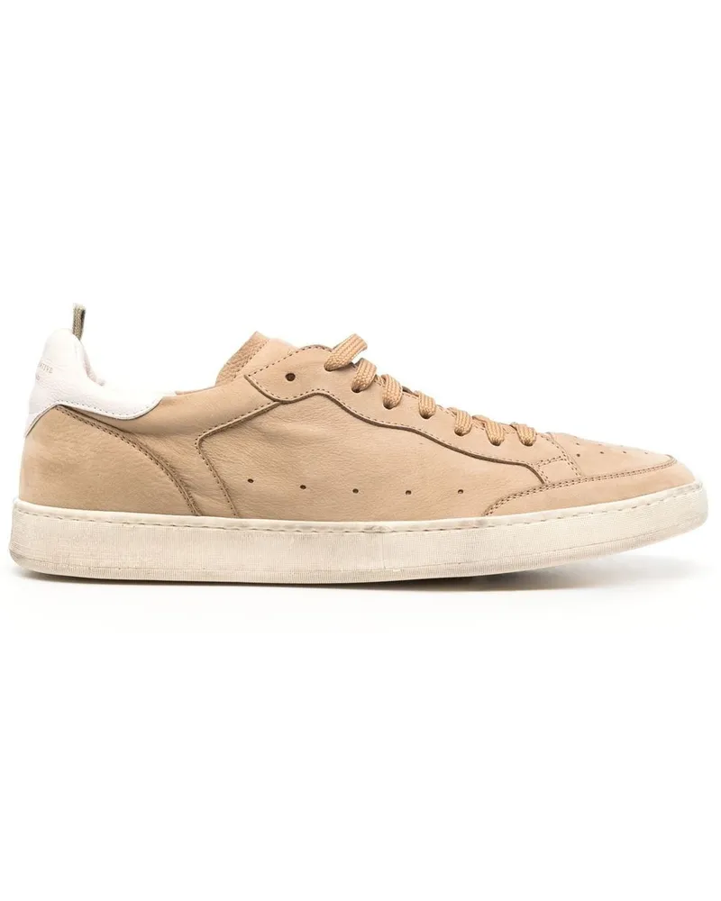 Officine Creative Italia Sneakers aus Wildleder Nude