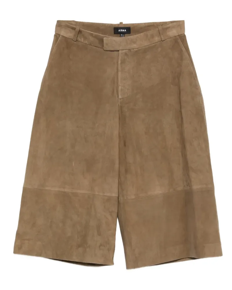 Arma Jina Bermudas aus Wildleder - Grün Grün